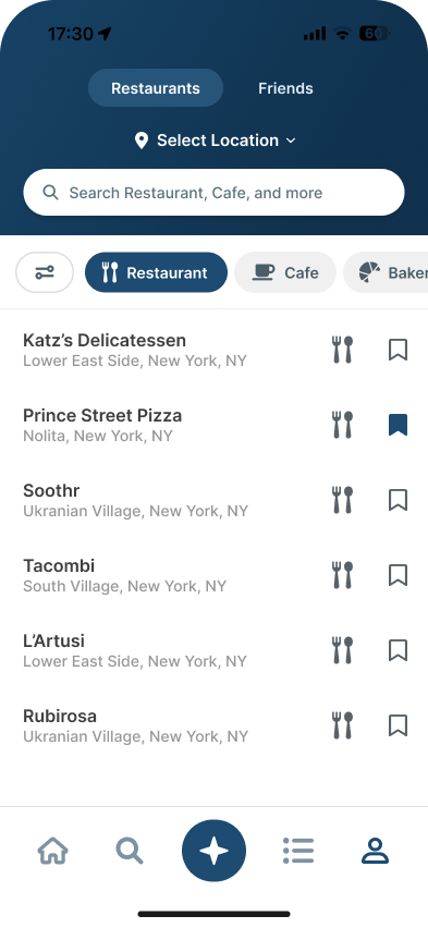 Discover Restaurants